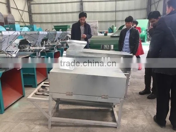 Small Green walnut peeling washing dehusking machine