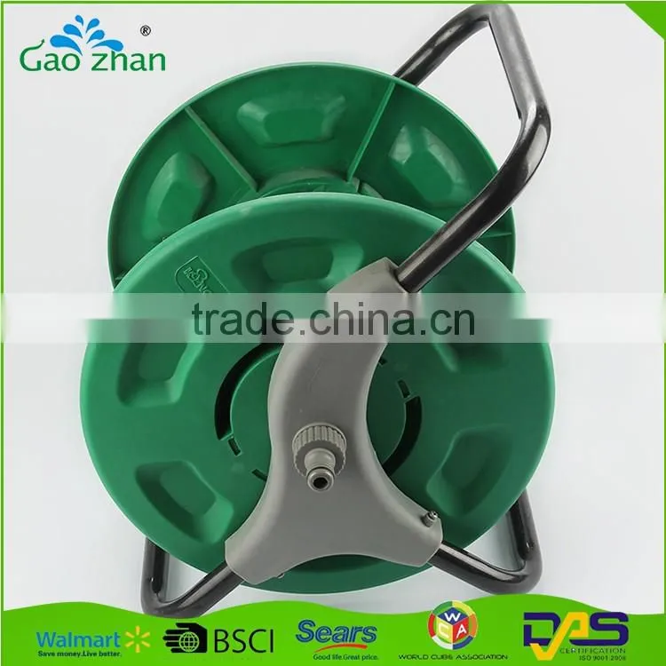 2016 hot sale retractable hand-held portable water hose reel cart with cheap price