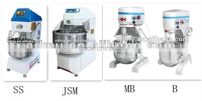 SS Industrial Double Speed Bakery Dough Mixer