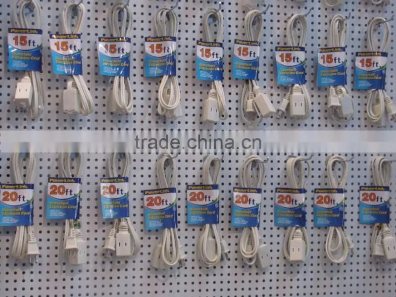 H50209 USA UL listed 6ft indoor extension cord