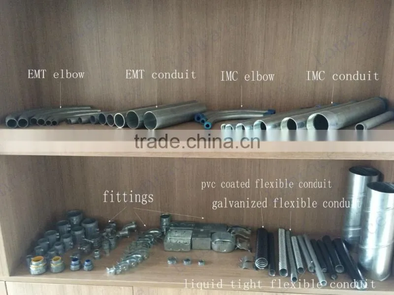 Electricity Network Construction Emt Pipe , Galvanized Emt Conduit Pipe