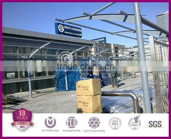 100% Waterproof Polycarbonate Sheet/U Lock Polycarbonate Profile Sheet for Carport Roofing