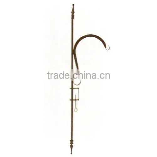 POWDER COATED IRON SHEPHERD HOOK
