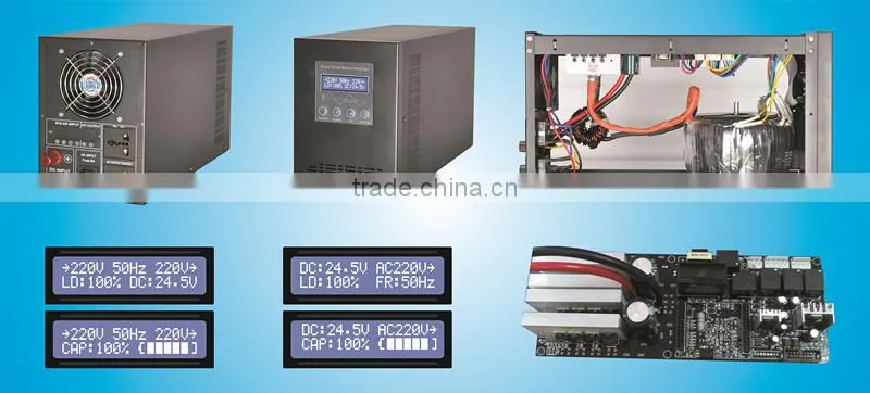 2017 new pure sine wave MPPT solar off grid system inverter 1KW for solar home power system