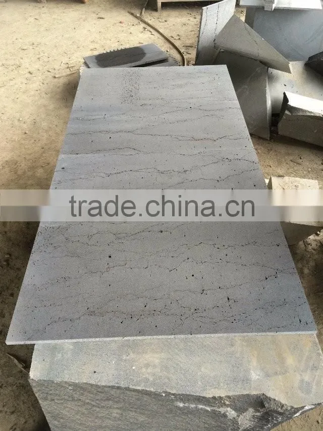hainan basalt with lines and holes
