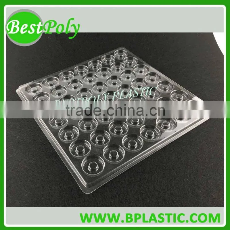 CUSTOMIZE BIG BLACK PLASTIC TRAYS BLACK THERMOFORMED BLISTER TRAYS