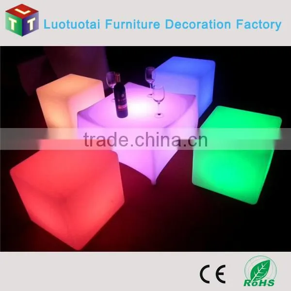 led bar chair/rechargeable battery operated RGBW color change illuminated bar stool chairs