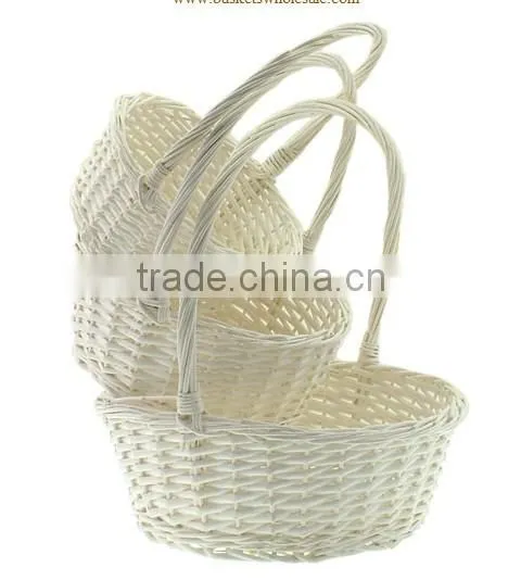 2016 Multifunctional large wicker basket with handle