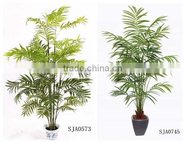 SJ12001158 Plastic fake palm tree decorations/christmas decoration plant