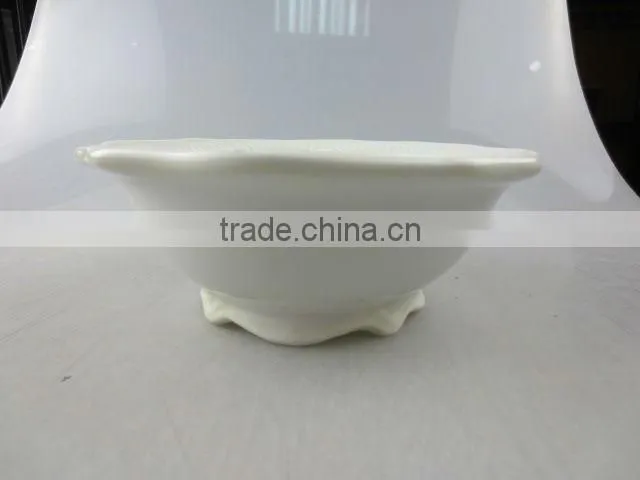 16 pcs white porcelain dinner set