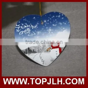 High quality ceramic ornament pendant with gold string