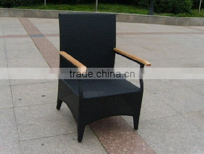 rattan outdoor/living room furniture PE rattan dining sets for 6 persons