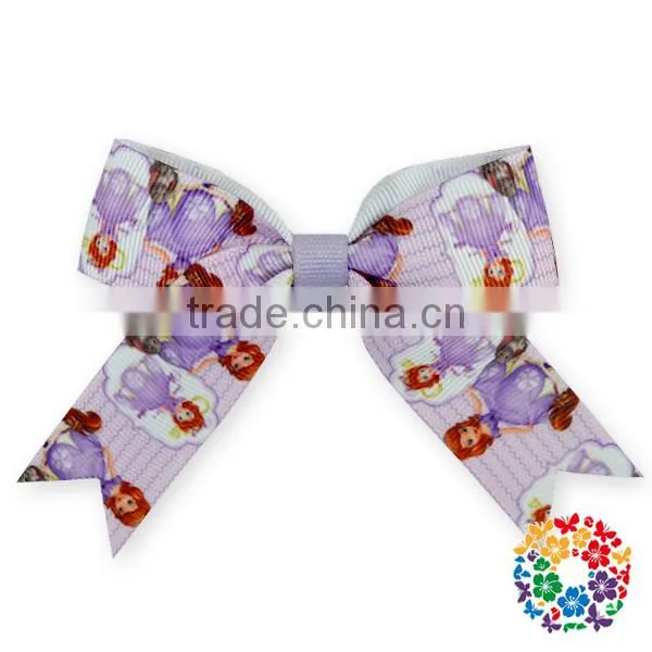 Cute Cartoon Boutique Baby Girls Hair Ribbon Princess Christmas Ribbon Hair Bow