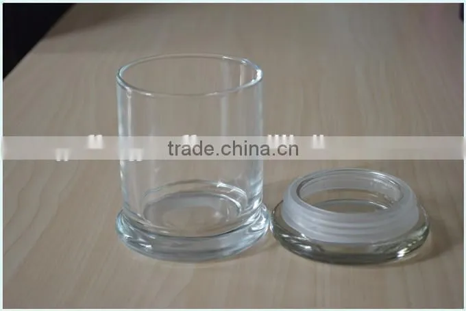 high clear glass metro jar factory wholesale