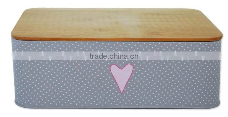 Vintage Design Home Kitchen pink bread bin