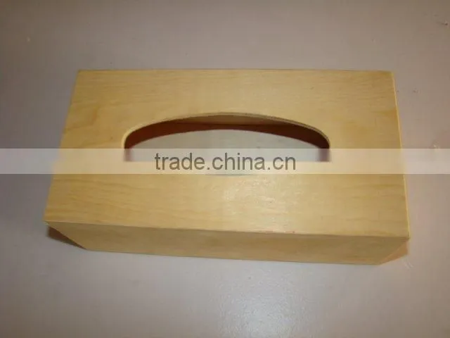 2012 promotion wooden tissue box