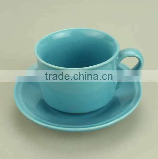 BT5087 ceramic 200ml color nice promotion coffee cup and saucer