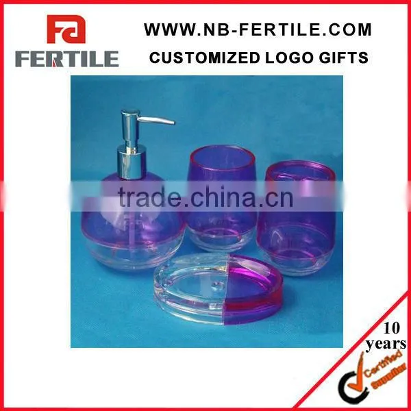 WSY 503230 ACRYLIC BATHROOM ACCESSORY SET