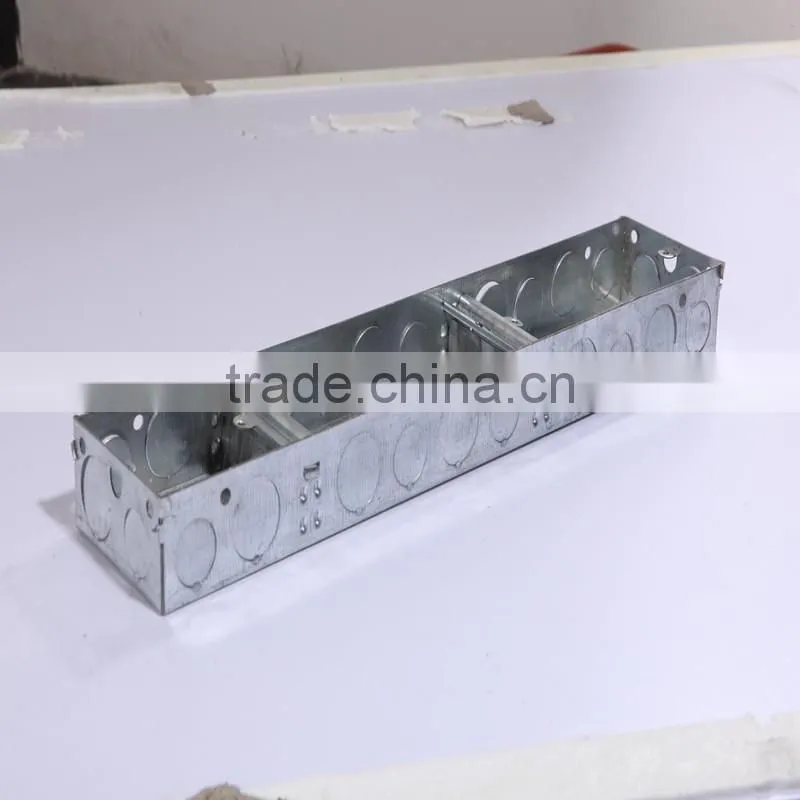 Switch and Socket Boxes, Steel Box, 3*3, 3*6 for conduit