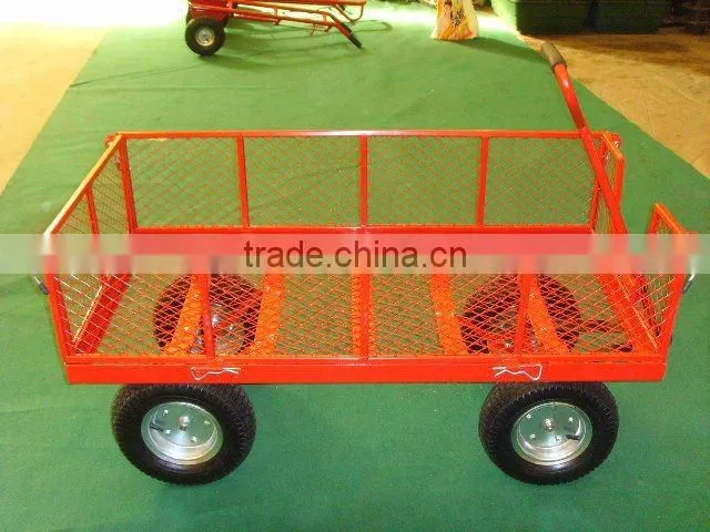 Steel Garden Cart with 10 in pnematic tires