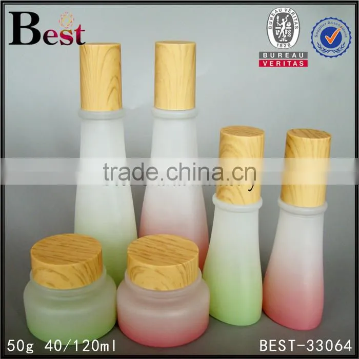20ml perfume blue glass spray bottle, screw neck glass perfume bottle with plastic sprayer