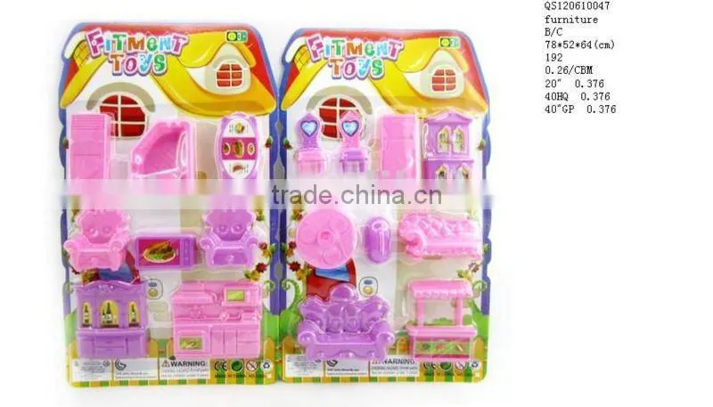 Hot ABS Doll House Furniture Set Toy