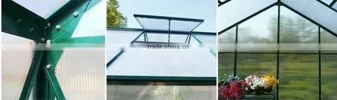 6x4 FT strong aluminum greenhouse/agriculture greenhouse
