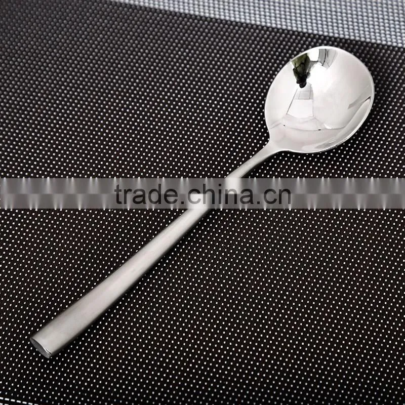 LFGB stainless steel kitchen utensil korea round spoon HT62