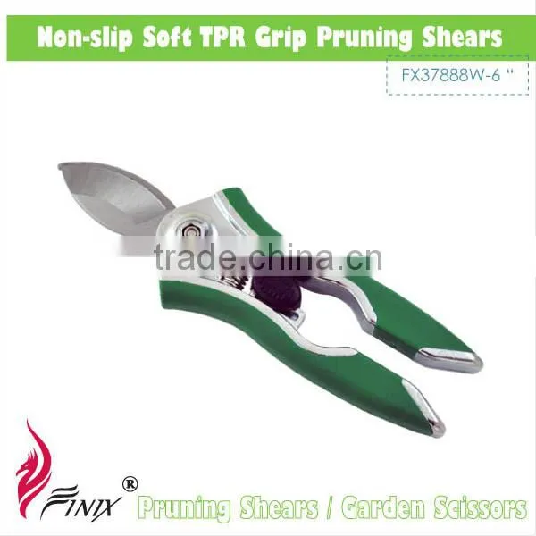 Zinc Alloy With Non-slip Soft TPR Grip Pruning Shears