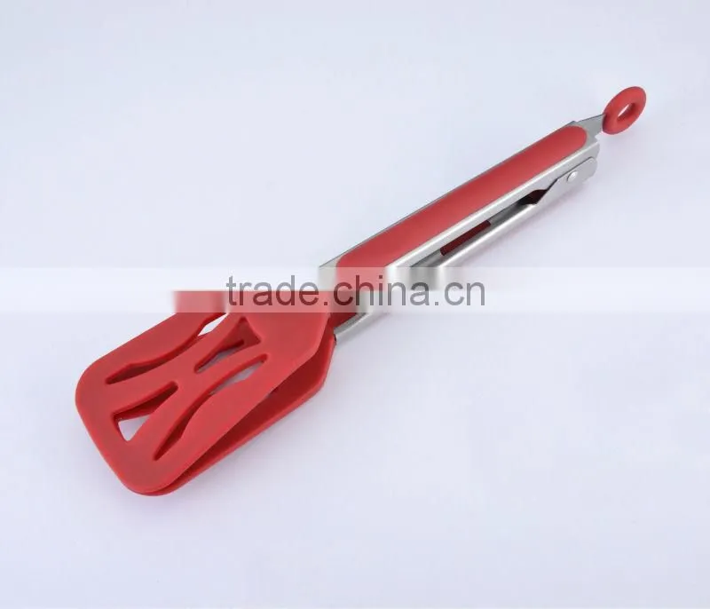 Mini kitchen silicone food tongs HFT-S07DA