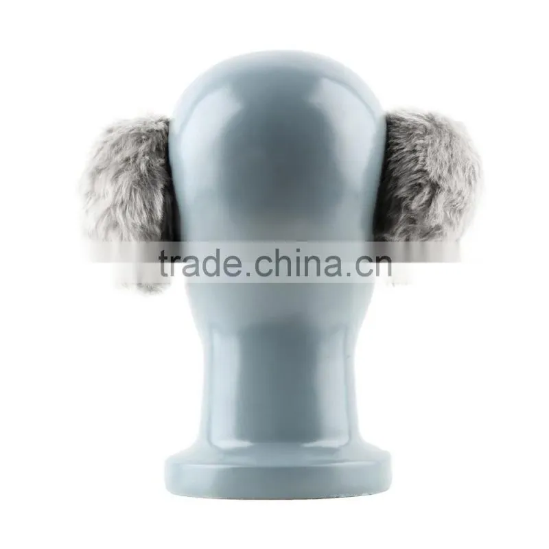 Unisex Winter Earwarmers Faux Fur Sound Proof Earmuff Headphone Muffs Winter Ear Cover Earcap