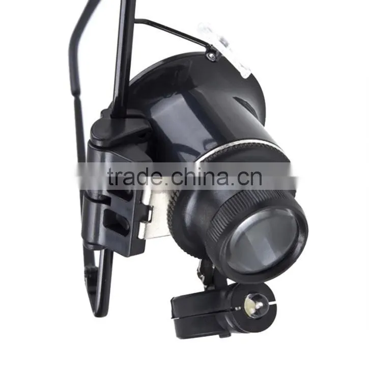 Magnifying Glass Type 20X Watch Repair Magnifier with LED Light