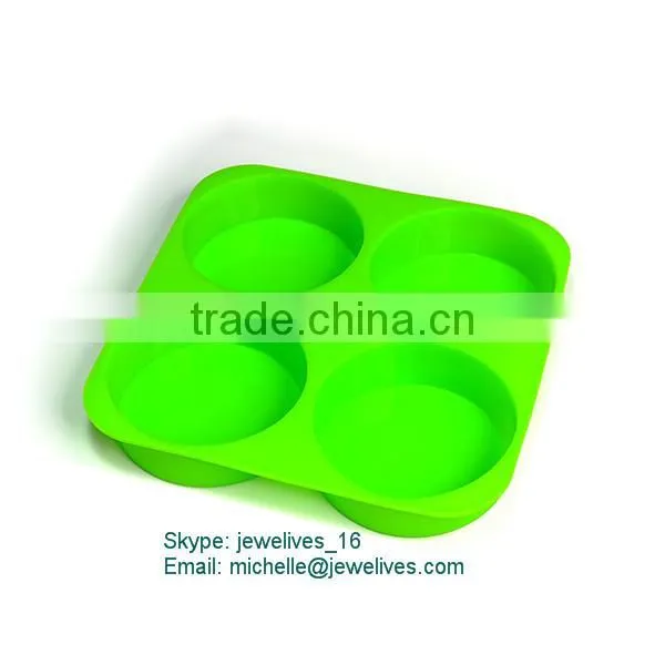 Silicone 6 cup mini muffin pan