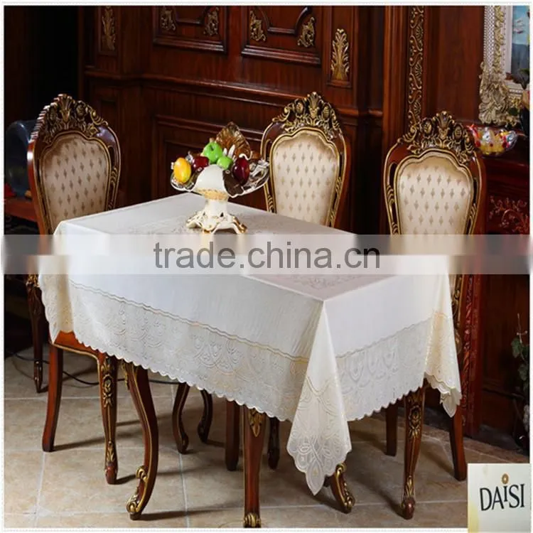 137CM*183CM PVC lace long graceful and Competitive table cloth