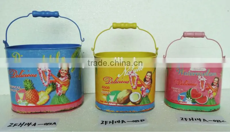 Metal Bag For Home&Garden Decorative