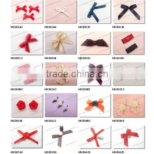 pre-tied satin ribbon small bow