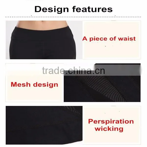 Factory wholesale custom design mesh yoga pants women's sportswear yoga wear