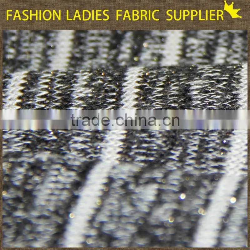 shaoxing textile poly/ctn garments fabric,jacqaurd fabric,ladies' wearing fabric 270gsm jacquard fabric price per m