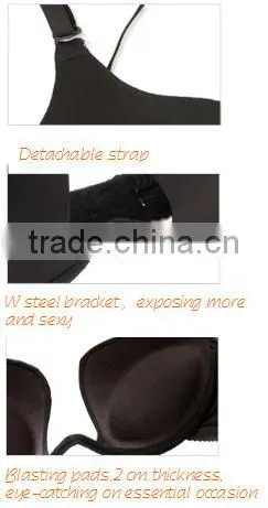 Fashion Shapewear Lingerie Sexy Women Bra Set with Strong Rounded-up Effect