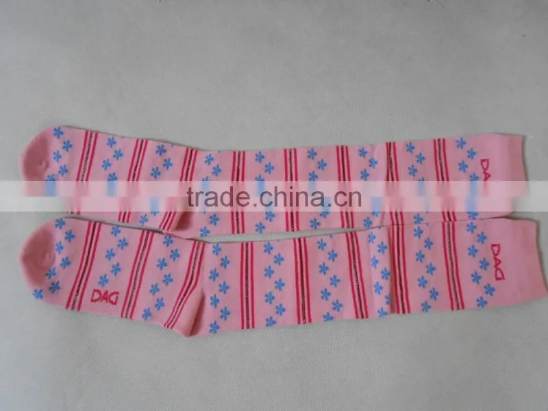Children knitted long socks