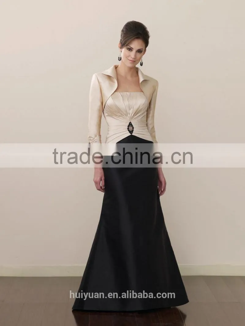 high quality cocktail long sleeve mature women sexy night dress
