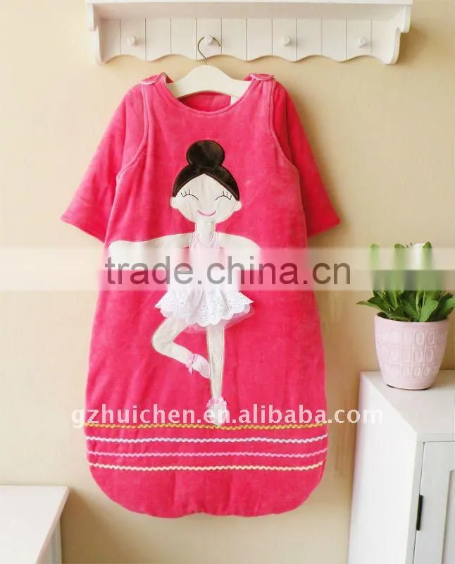 mom and bab 2011 winter baby clothes cotton embroider sleeping bag two ways use