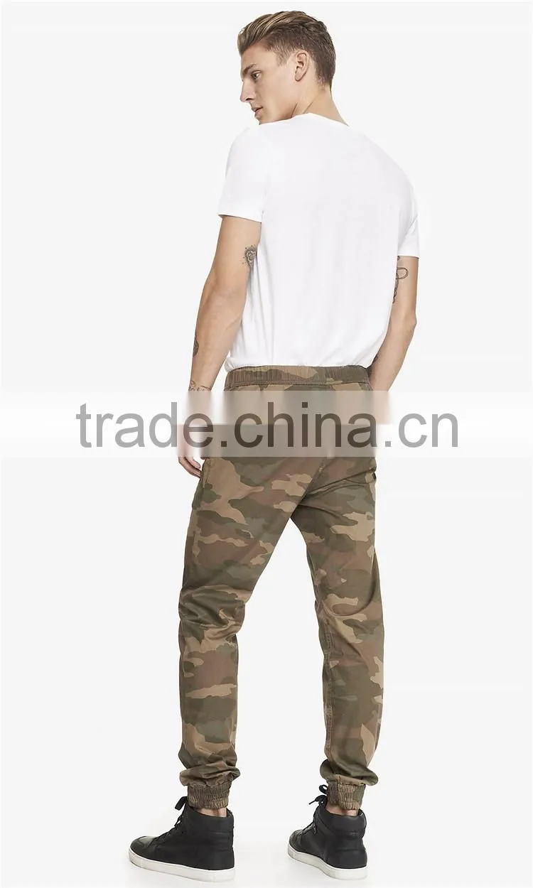 Mens cheap camo cotton military trousers pants from factory
