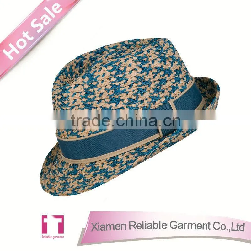 2015 new men straw hat wholesale foldable straw hat/ custom foldable straw hat