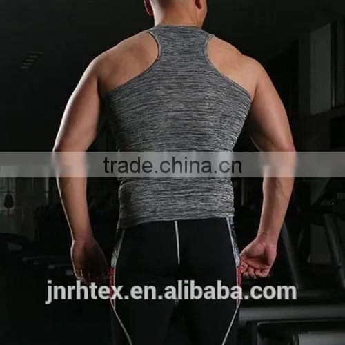 Custom cotton mens training A-shirt