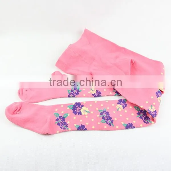 Beautiful childrens tights with nice flowers