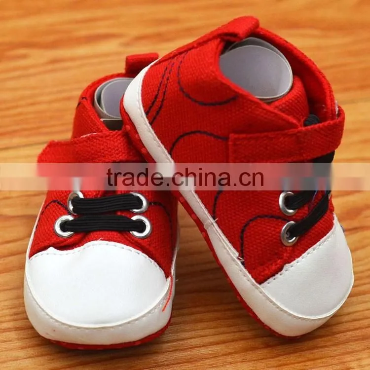 Sport style canvas baby footwear