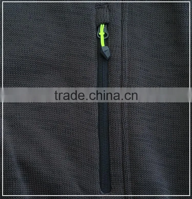 Mens outerwear wear collars knit garment