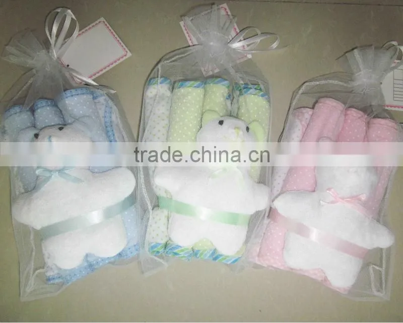baby washcloth 8pcs meshbag set