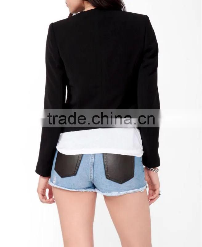 Sequined Open Front Blazer